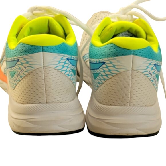 ASICS Gel-Excite 6 Women Size 9 White Blue Athletic Running Shoes Mesh Lace Up - Picture 10 of 12